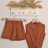 Completo In Lino Con Short
