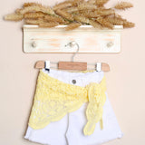 Geblümter Anzug mit Shorts