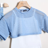 Geblümter Anzug mit Shorts