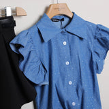 Geblümter Anzug mit Shorts