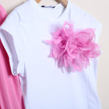 Geblümter Anzug mit Shorts