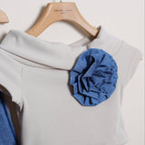 Geblümter Anzug mit Shorts