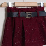 Short Plissè Brillantinato (Cintura Inclusa)