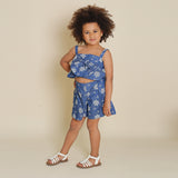 Geblümter Anzug mit Shorts