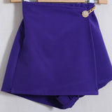 Geblümter Anzug mit Shorts