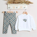 Zweifarbiges Kirschkleid 