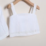 Geblümter Anzug mit Shorts