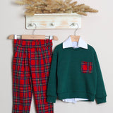 Completo Scozzese Con Pantalone
