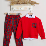 Completo Scozzese Con Pantalone