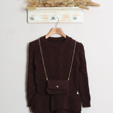 Vestito In Maglia (Borsetta Inclusa)