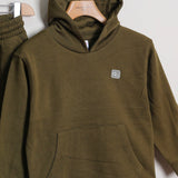 Completo Tuta Con Pantalone Caldo Cotone