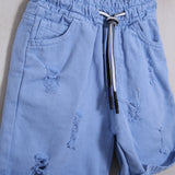 Kurze Denim-Risse