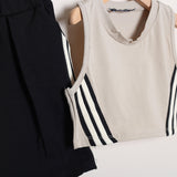 Geblümter Anzug mit Shorts