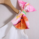 Vestito Fiocco Fantasia