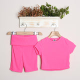 Geblümter Anzug mit Shorts