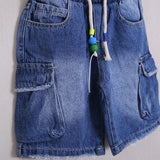 Kurze Denim-Cargo