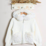 Felpa Teddy Con Zip