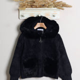 Felpa Teddy Con Zip