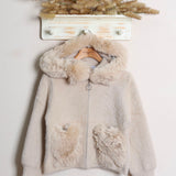 Felpa Teddy Con Zip