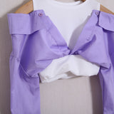 Camicia Combinata Con T-Shirt