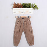 Cargo Jogger Effetto Velluto