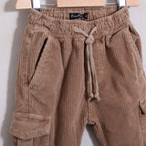 Cargo Jogger Effetto Velluto