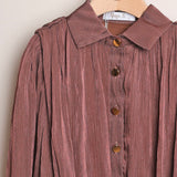 Camicia Plissè Effetto Seta