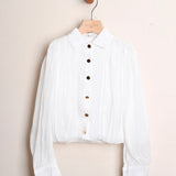 Camicia Plissè Effetto Seta