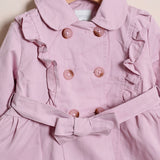 Zweifarbiges Kirschkleid 