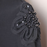 Shirt Collo Vulcano Con Applicazione