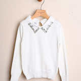Maglioncino Con Collo Camicia