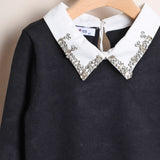 Maglioncino Con Collo Camicia