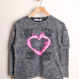 Shirt Girocollo Effetto Old