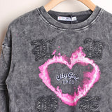 Shirt Girocollo Effetto Old