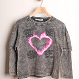 Shirt Girocollo Effetto Old