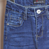 Denim A Zampa Con Rotture