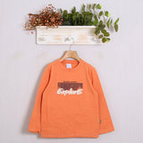 Warmes Hemd aus Baumwolle mit Frontprint