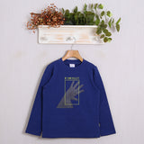 Warmes Hemd aus Baumwolle mit Frontprint