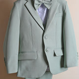 Completo Elegante Con Giacca+Pantalone+Camicia+Gilet+Papillon