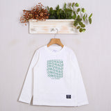 Warmes Hemd aus Baumwolle mit Frontprint