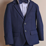 Completo Elegante Con Giacca+Pantalone+Camicia+Gilet+Papillon