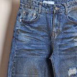 Jeans Baggy Con Schizzi Di Pittura