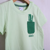 T-Shirt mit Taschenprint
