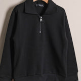 Felpa Basic Con Zip