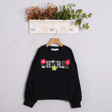 Felpa Stampa Applicazioni Cotone