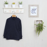 Warmer Halbhalspullover aus Baumwolle