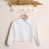 Camicia Cropped Gessata