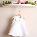 Zweifarbiges Kirschkleid 