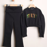 Completo Tuta Con Pantalone A Zampa
