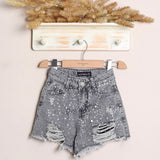 Geblümter Anzug mit Shorts
